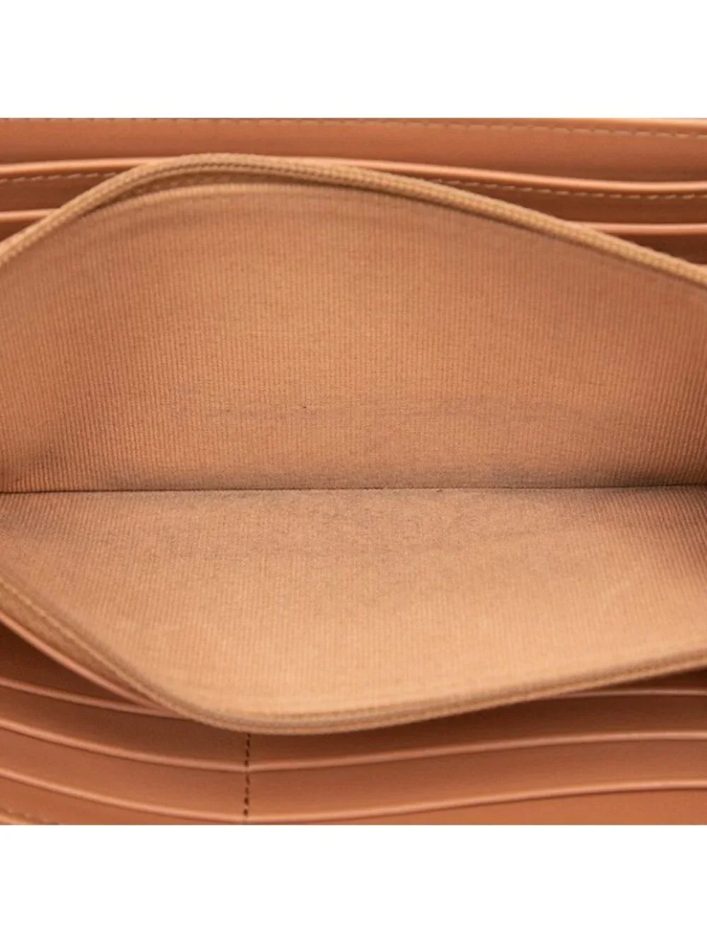 Chanel CC Logo 19 Didznoff Quilted Wallet Brown Lambskin